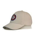 White Rubber Patch Cotton Baseball Cap